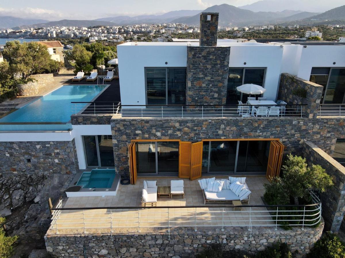 Villa Aiolos: Above The Sea, Within Agios Nikolaos Εξωτερικό φωτογραφία